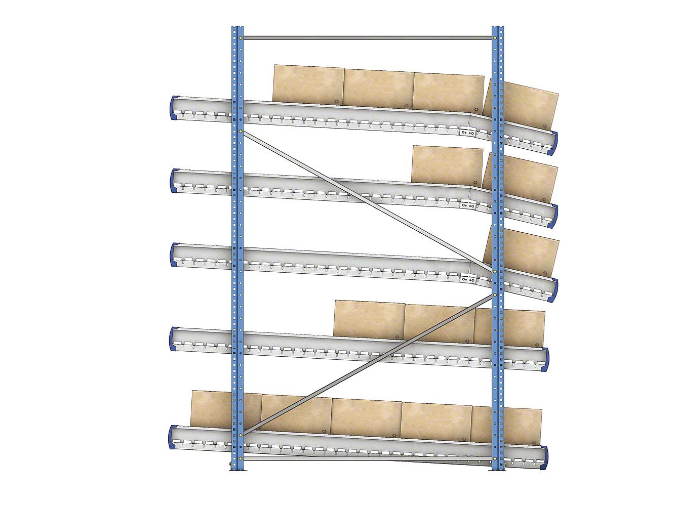 重力式分拣货架