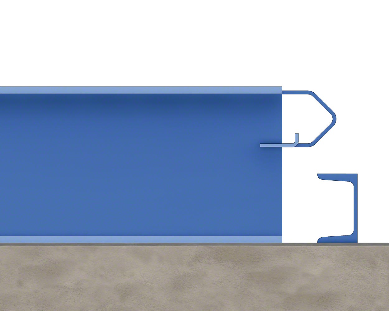 移动底座的悬臂式货架