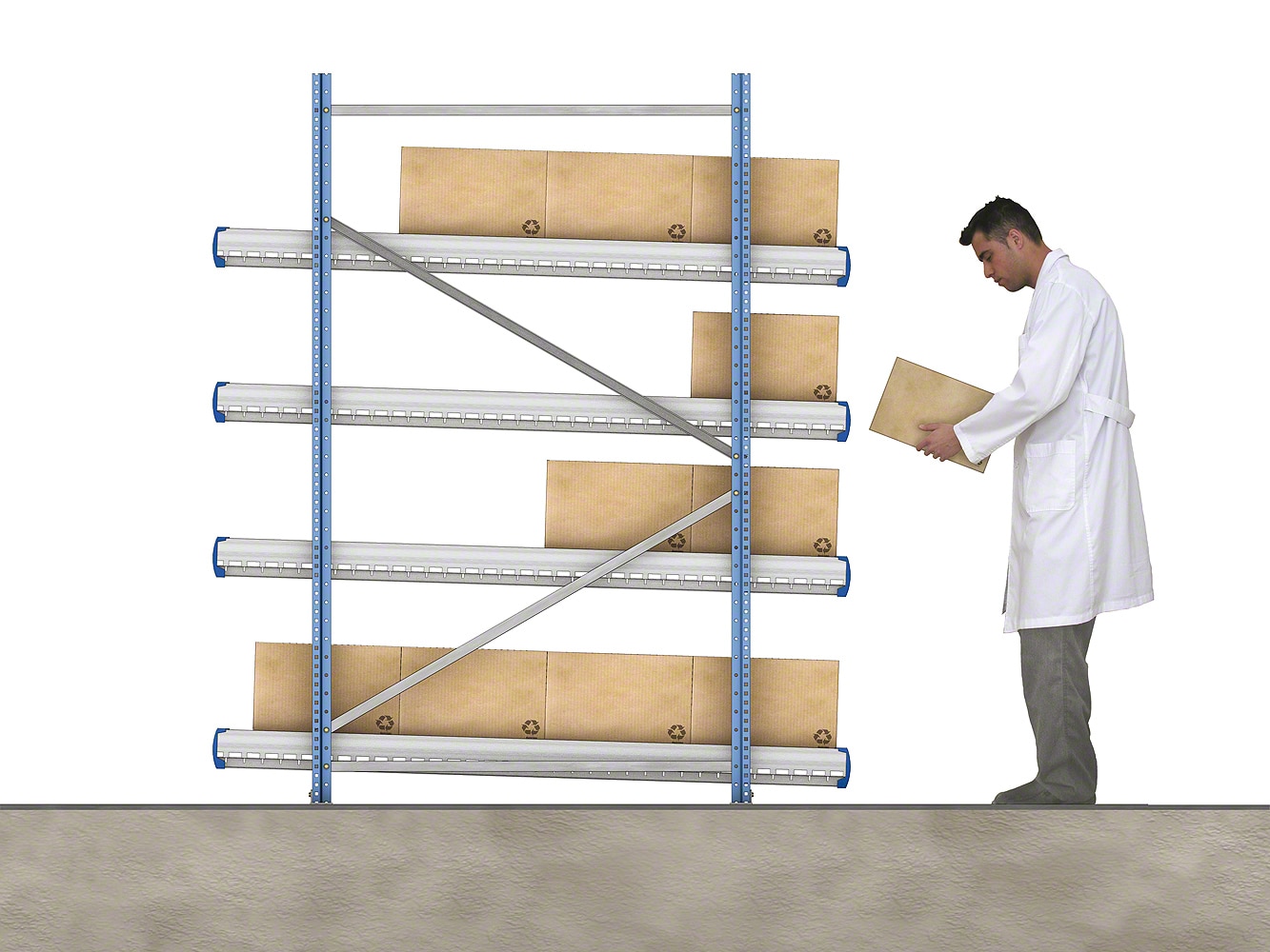 重力式分拣货架