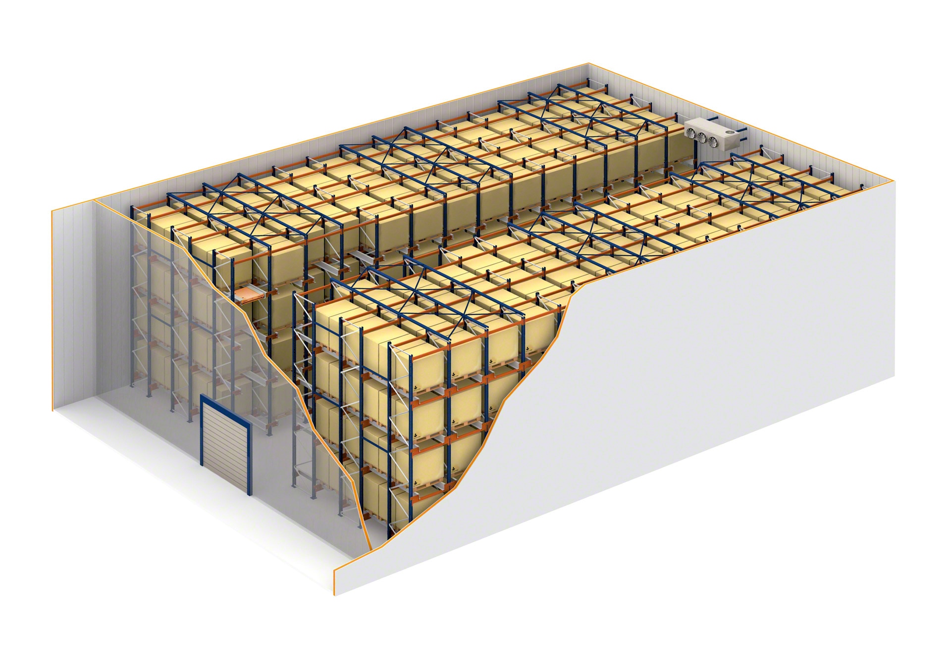 半自動車是冷藏室的最佳解決方案，因為它們不容易受到天氣條件的影響